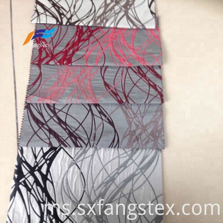 Wholesale Textured Polyester Embroidered Curtain Fabric 3